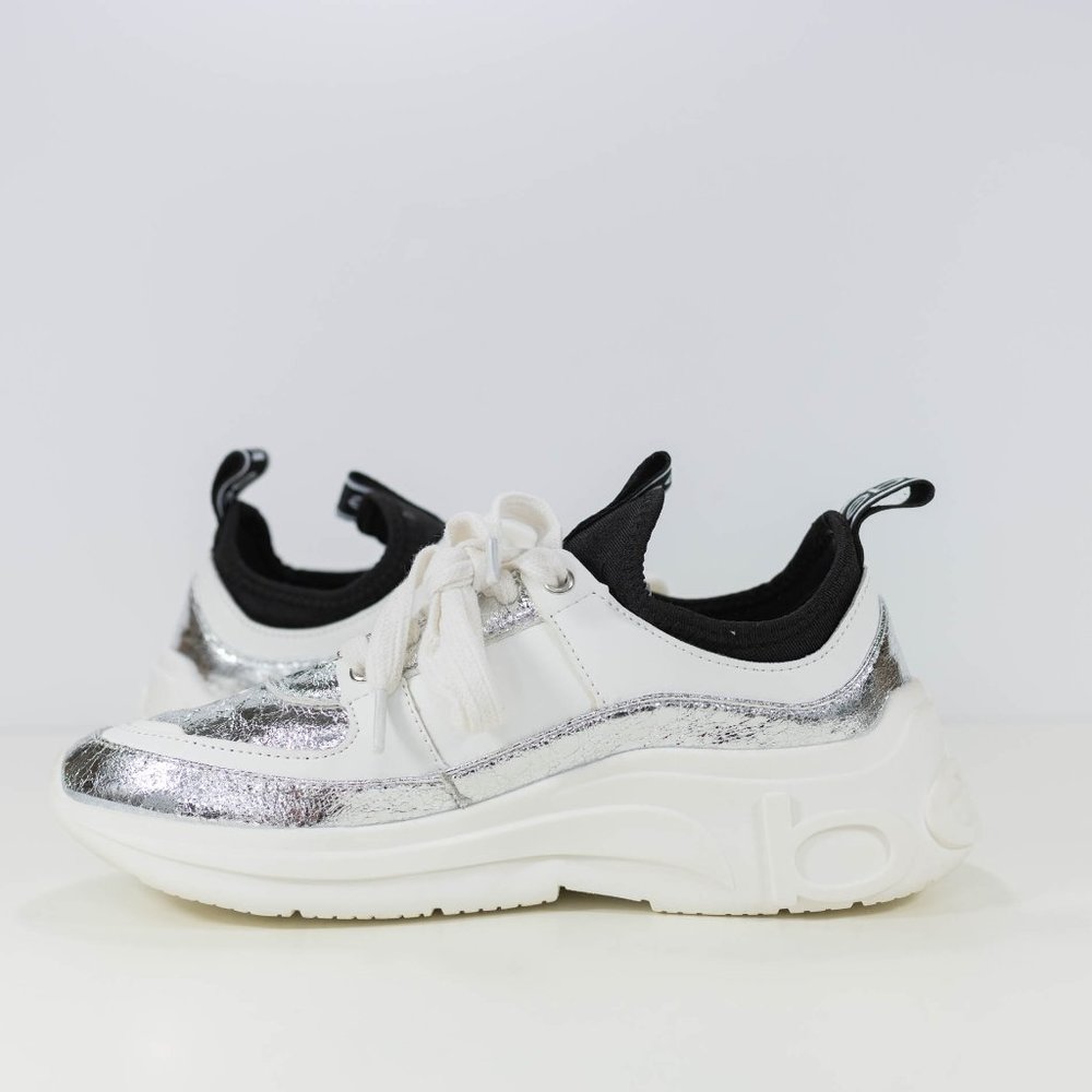 Bebe Sport Lealea Metallic Logo Fashion Sneakers - Picture 7 of 13